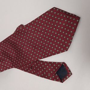 Yves Saint Laurent Red Silk Tie